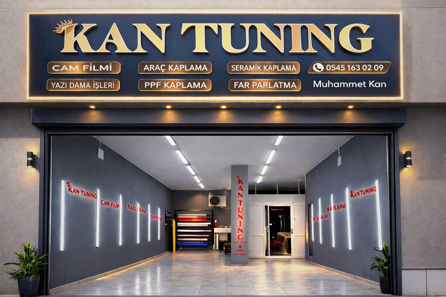 Showroom iç görünüm